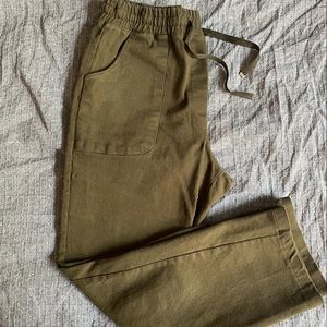OAK+FORT Military Green Pants